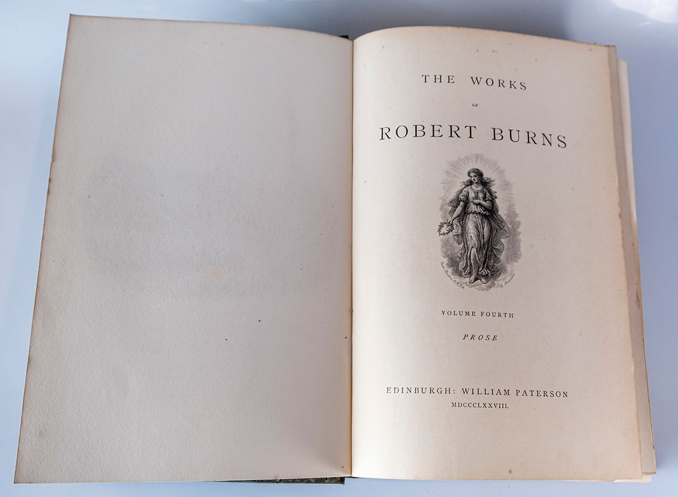 Thumbnail: The Works of Robert Burns - Prose - Volume Fourth