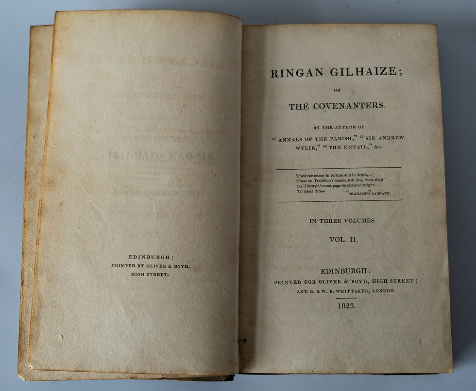 Thumbnail: Ringan Gilhaize; Or The Covenanters
