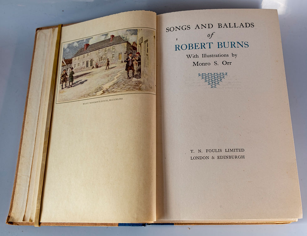 Thumbnail: Songs and Ballads of Robert Burns