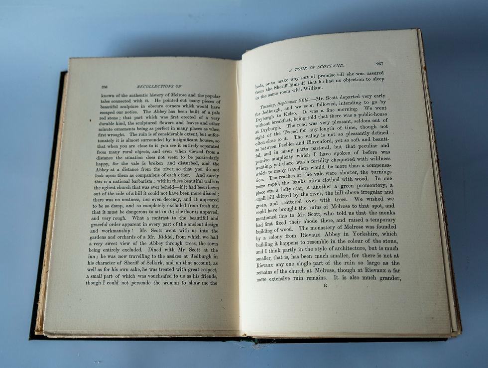 Thumbnail: Recollections of a Tour made in Scotland A.D. 1803 - sample page image