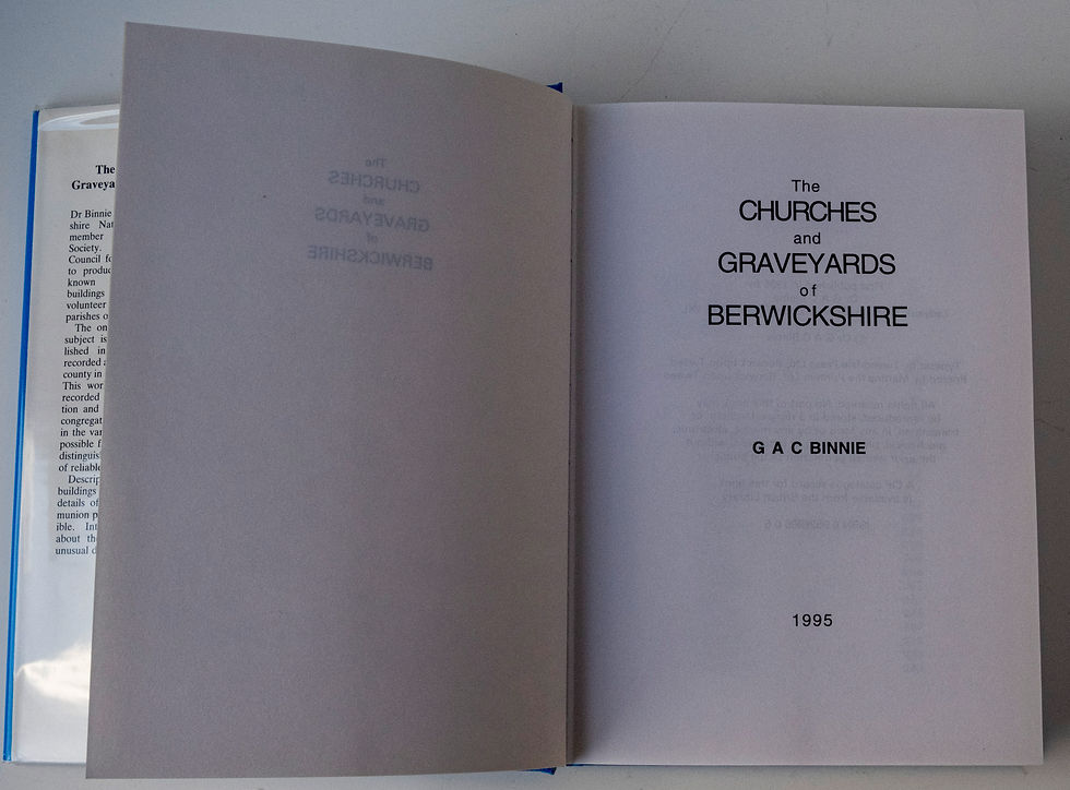 Thumbnail: The Churches and Graveyards of Berwickshire