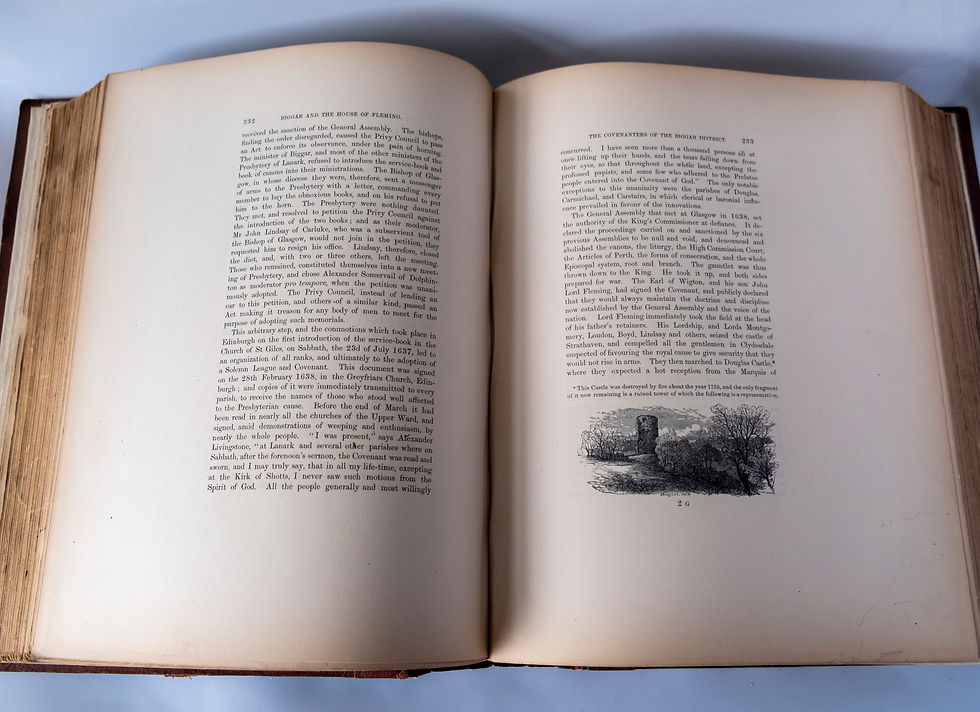 Thumbnail: Biggar and The House of Fleming - An Account of the Biggar District, Archaeological, Historical and Biographical