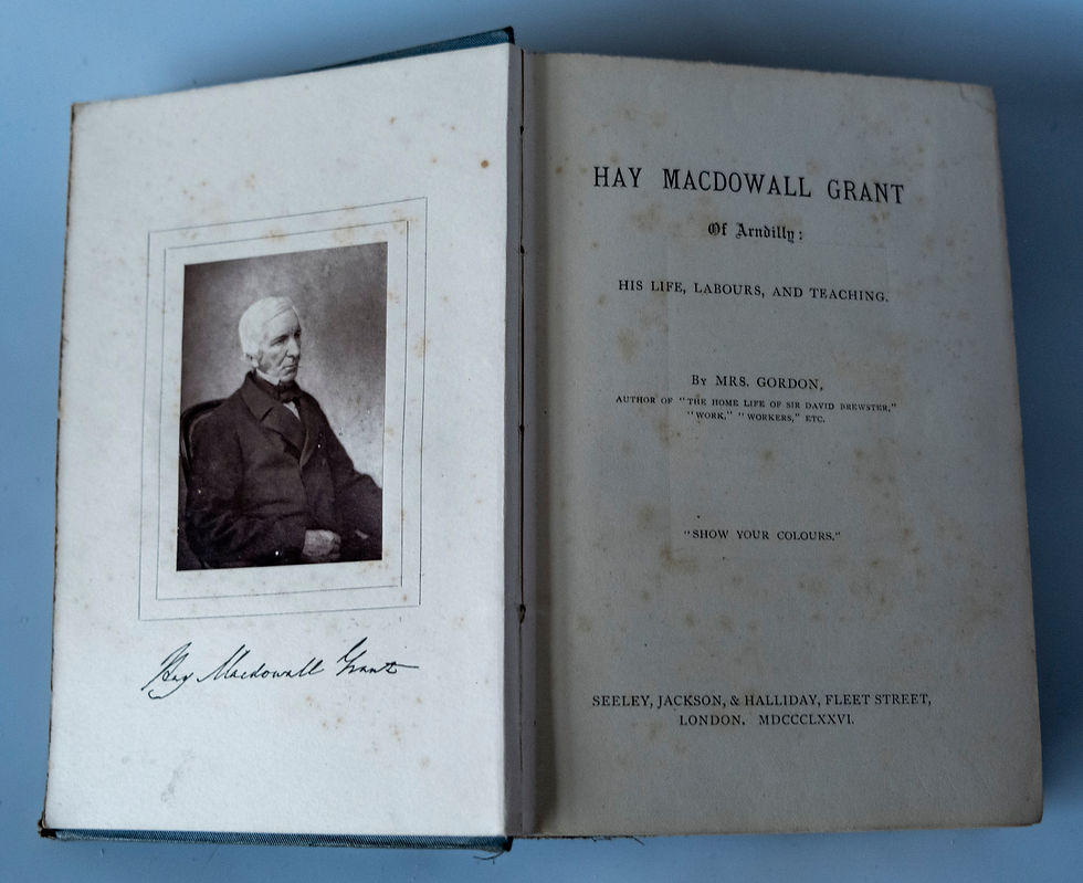 Thumbnail: Hay Macdowall Grant of Arndilly: His Life, Labours, and Teaching