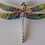Thumbnail: A Scottish silver and enamel dragonfly brooch