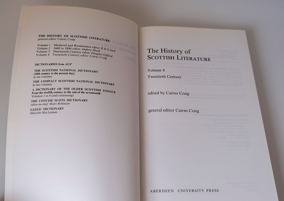 Thumbnail: The History of Scottish Literature complete set of 4 volumes - Softcover version