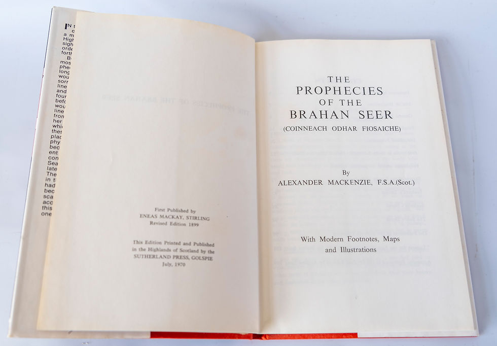 Thumbnail: The Prophecies of The Brahan Seer - Coinneach Odhar Fiosaiche