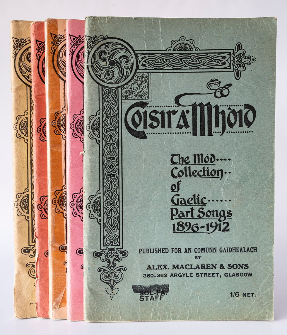 Thumbnail: Coisir a' Mhoid. The Mod Collection of Gaelic Part Songs - 5 Editions