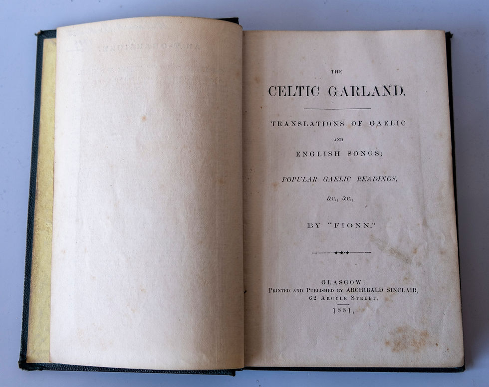 Thumbnail: The Celtic Garland - Translations of Gaelic and English Songs