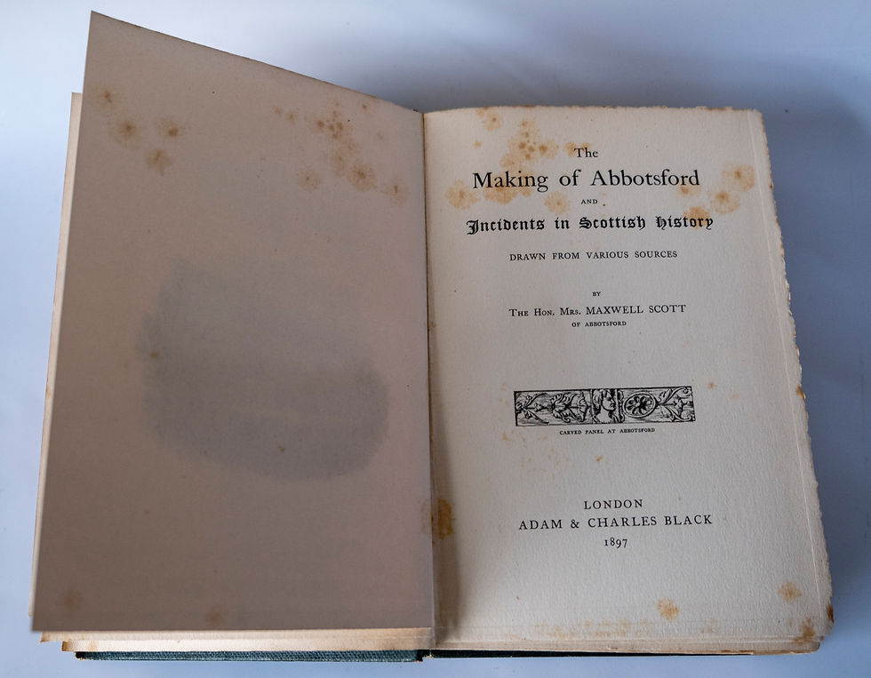 Thumbnail: The Making of Abbotsford and Incidents in Scottish History Drawn from Various Sources