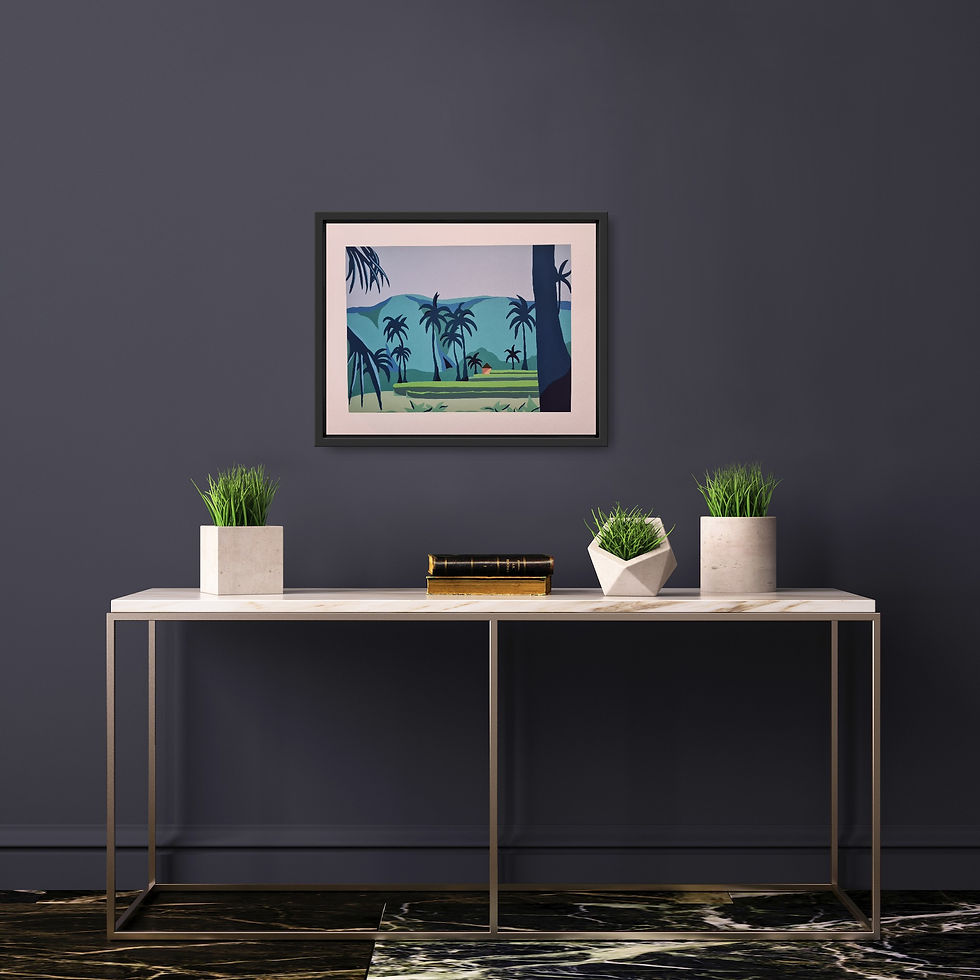 Miniature : Rizières