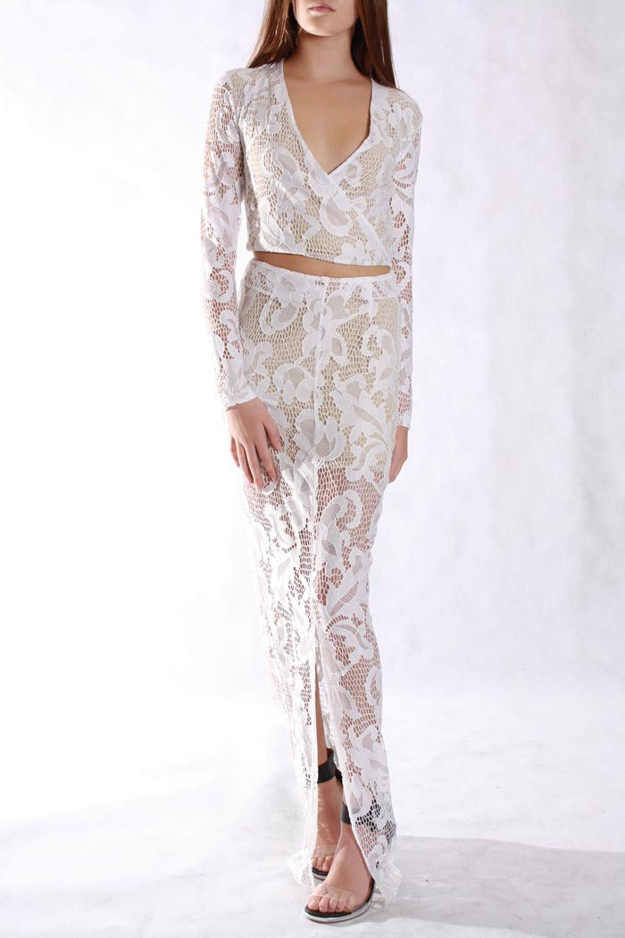 Thumbnail: SELL: Winona Lace Lover Set- White