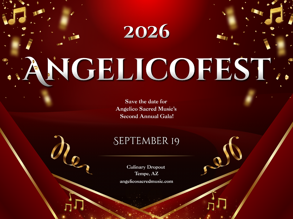 Save the Date for Angelicofest 2026!