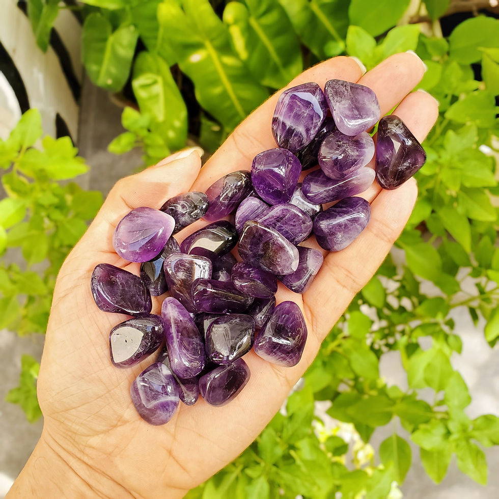 Thumbnail: AAA+ DEEP PURPLE TUMBLED AMETHYST