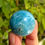 Thumbnail: 45G DEEP TEAL LARIMAR SPHERE - 31MM DIAMETER