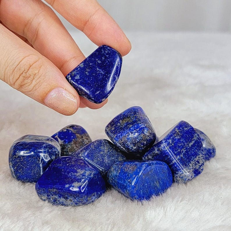 Thumbnail: LAPIS LAZULI TUMBLED STONE