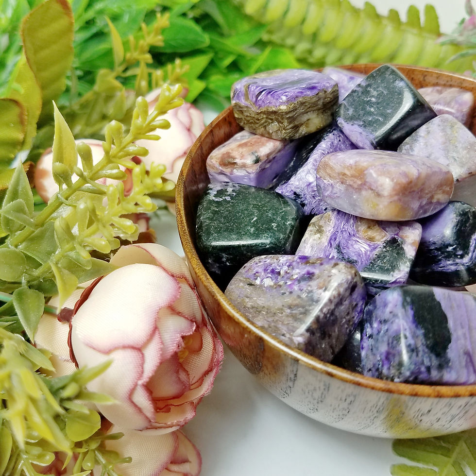 Thumbnail: TUMBLED CHAROITE