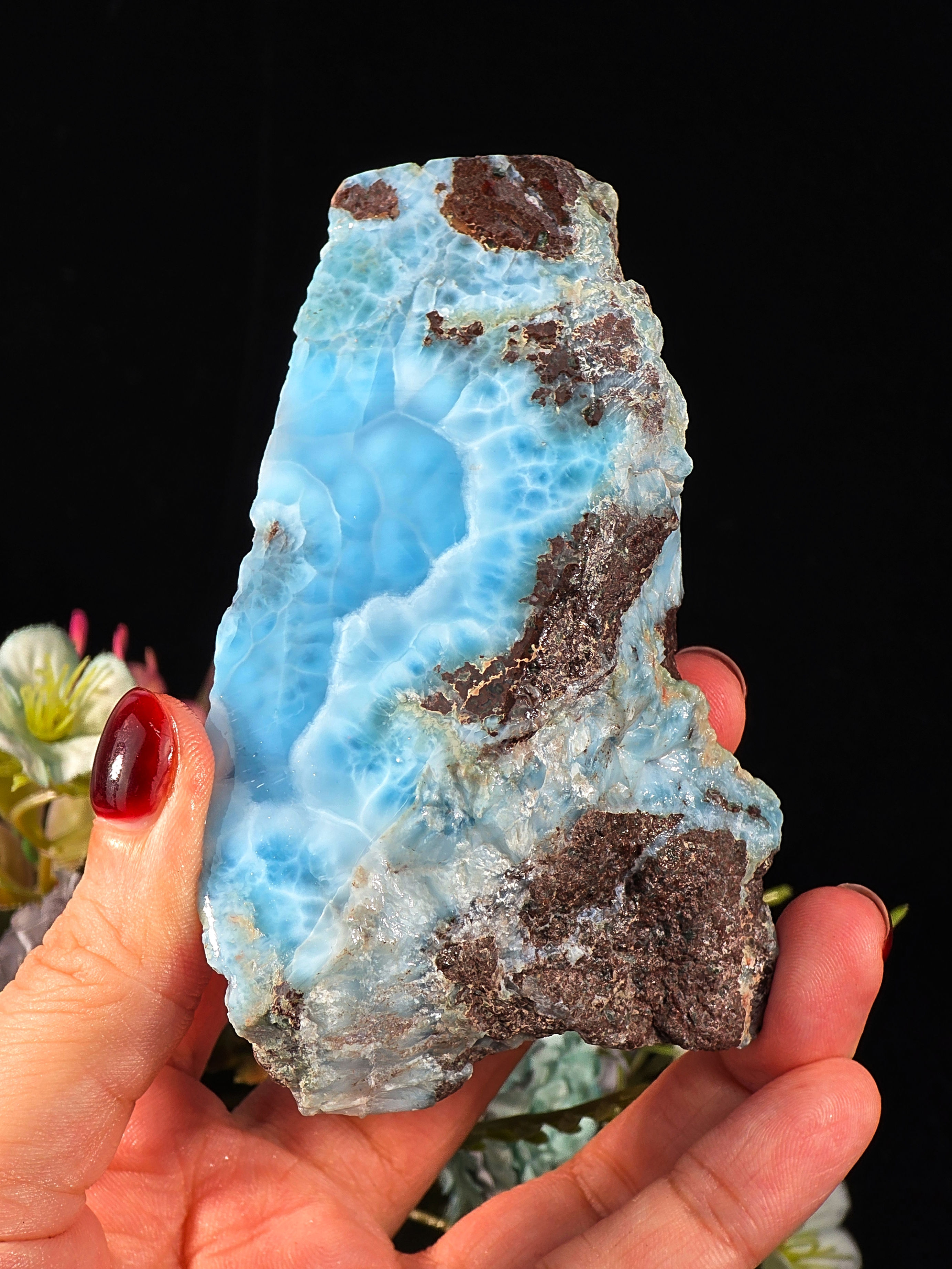214G NATURAL LARIMAR STONE