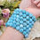 Thumbnail: AAA+ LARIMAR BEADED BRACELET (7 INCHES)