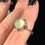 Thumbnail: PREHNITE RING 925 STERLING SILVER - ADJUSTABLE
