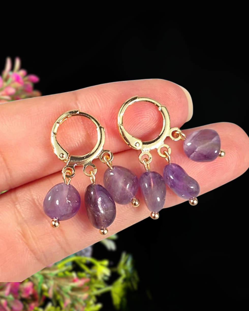 Thumbnail: AMETHYST EARRINGS