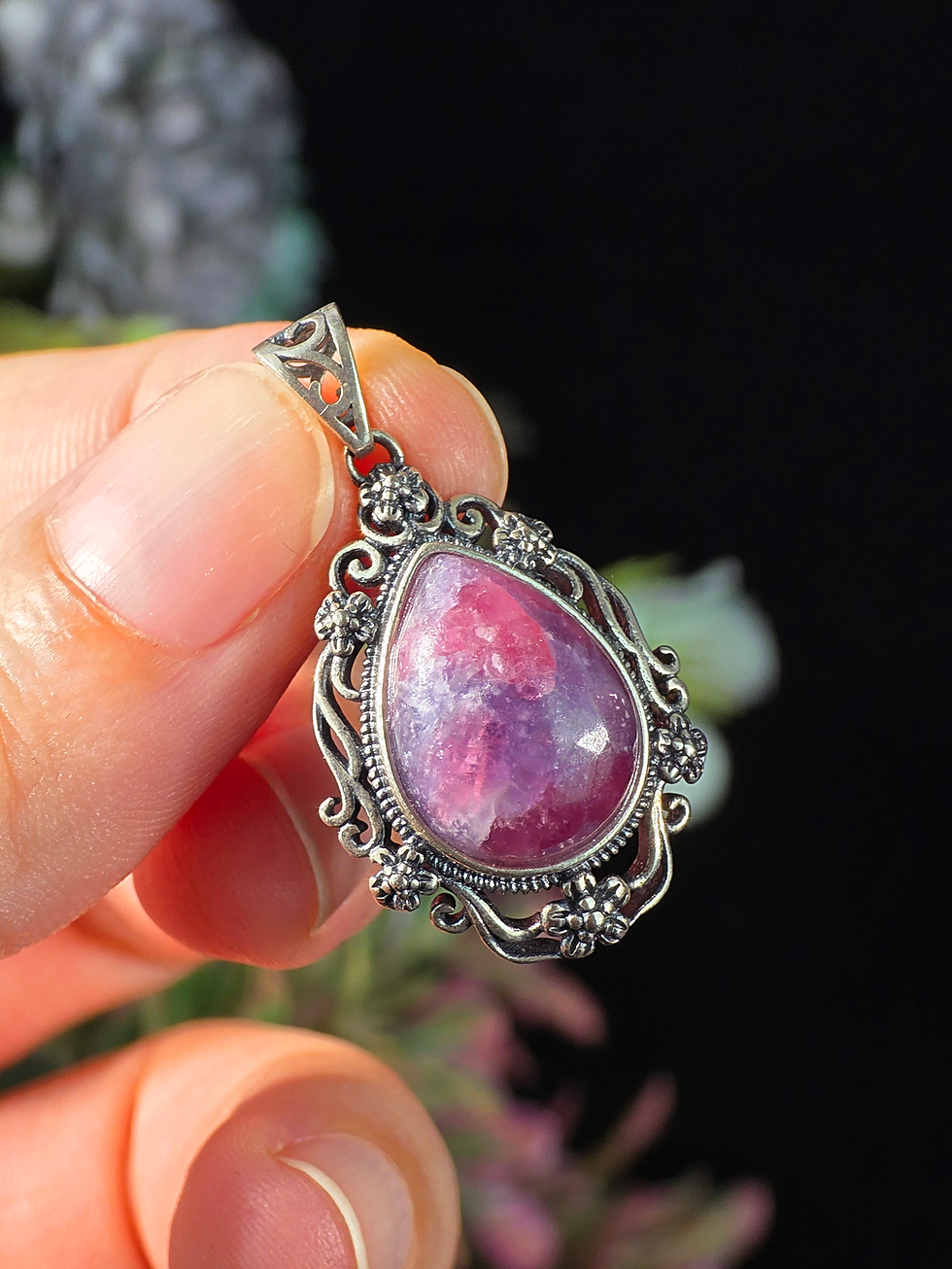 Thumbnail: UNICORN STONE PENDANT STERLING SILVER