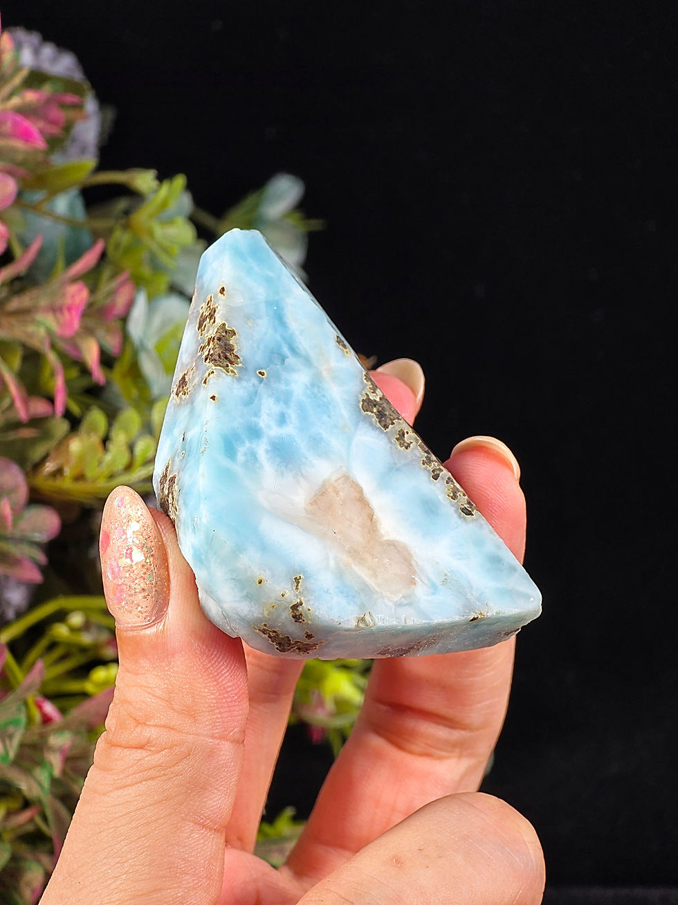 Thumbnail: 68G LARIMAR SLAB SKY BLUE & BEIGE