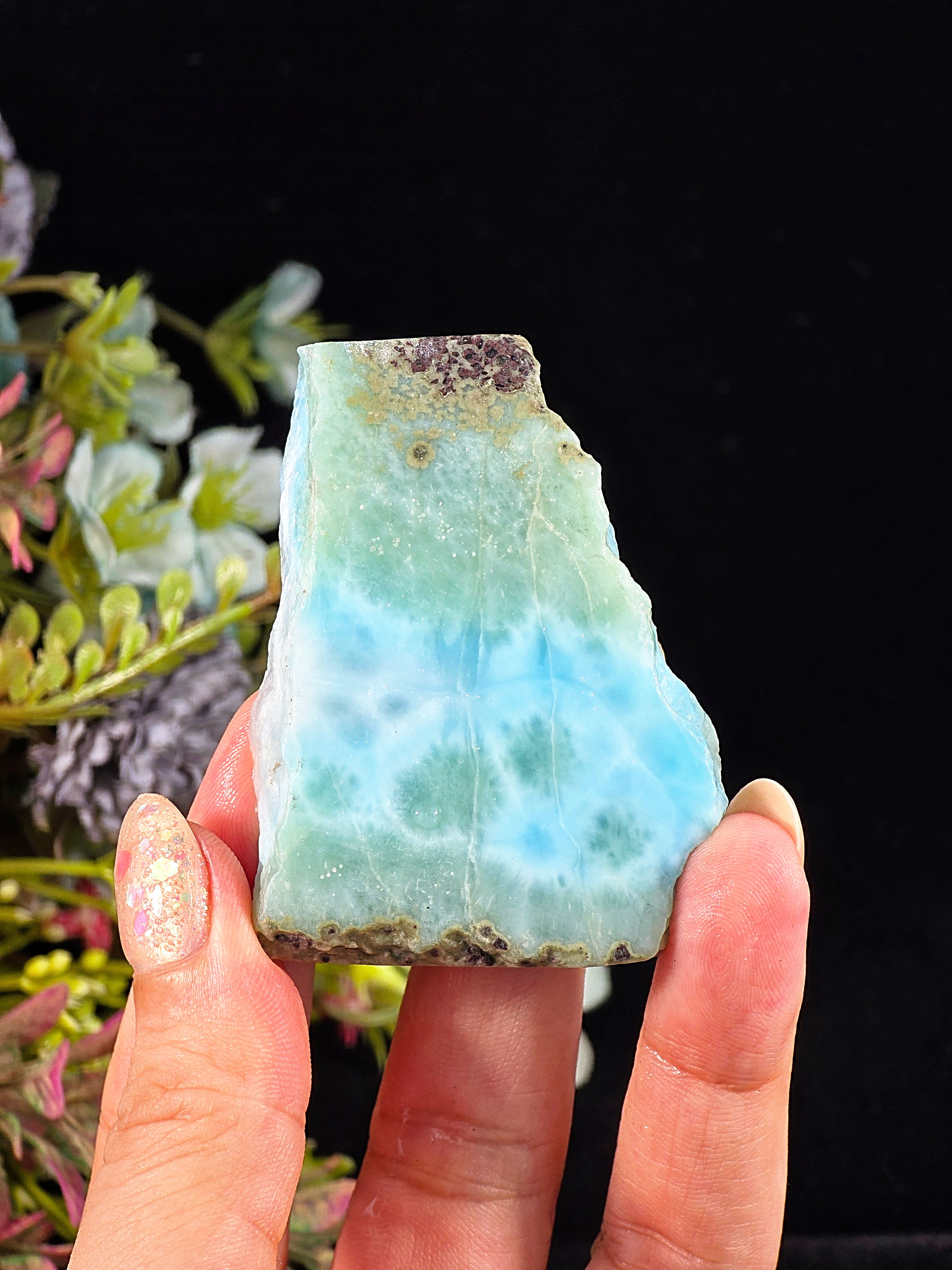 65G LARIMAR SLAB GREEN & BLUE