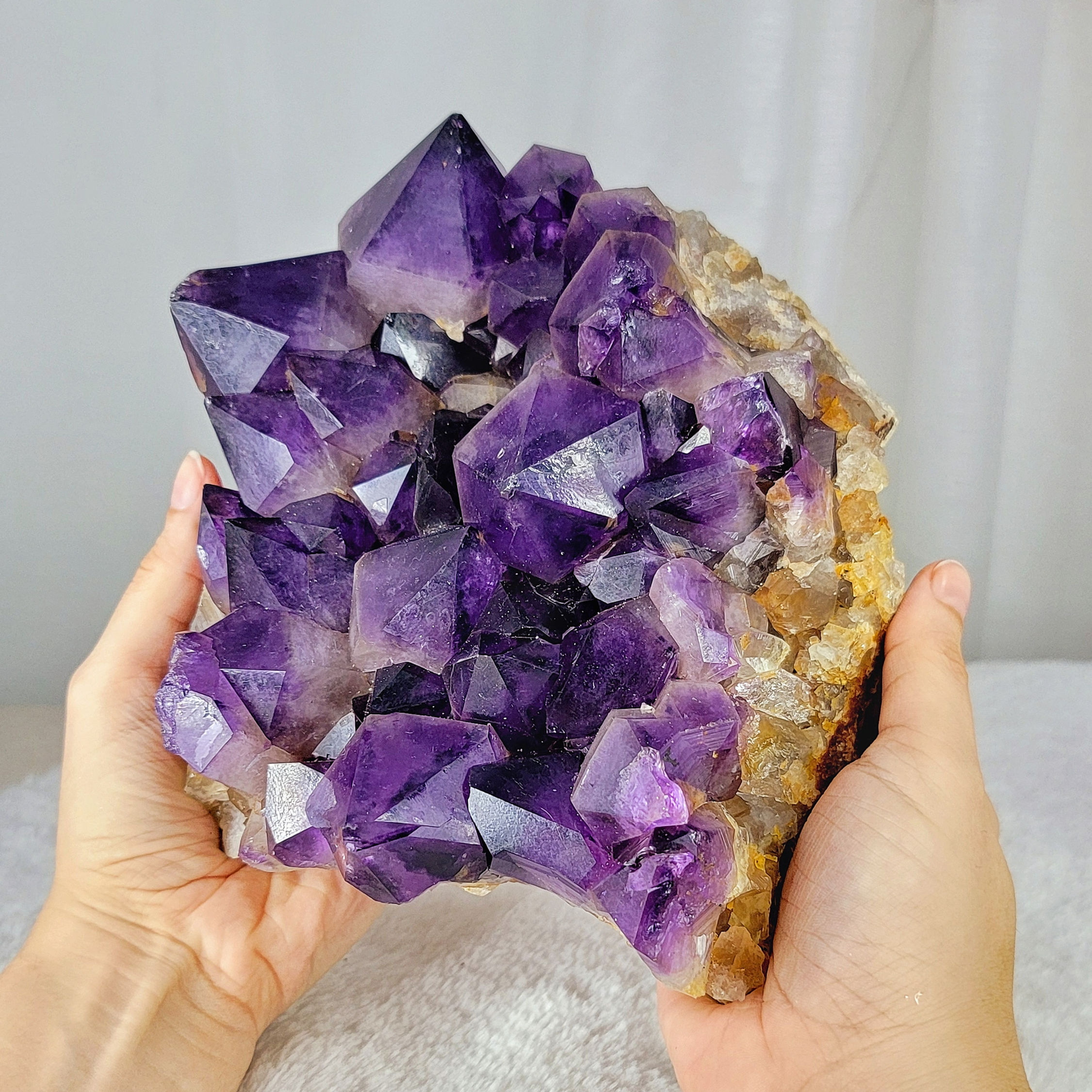 8.34LB LARGE AMETHYST CLUSTER