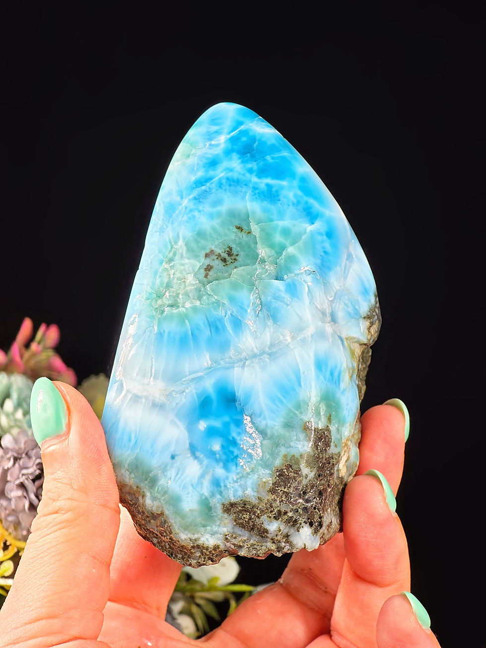 Thumbnail: 370G FREEFORM LARIMAR STONE