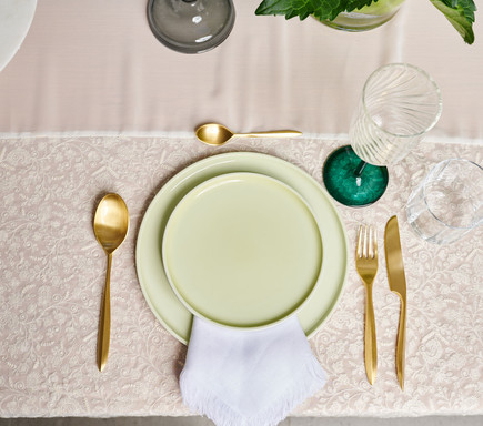 סידור שולחן ירוק יוקרתי