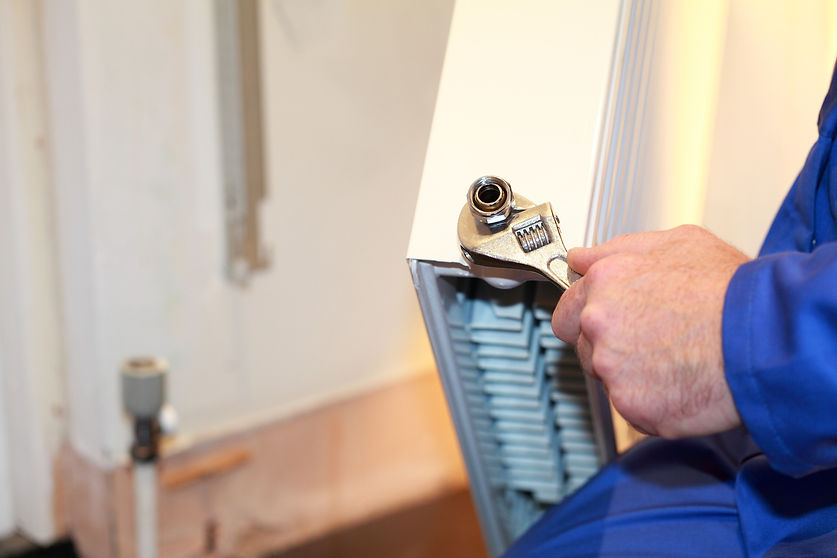 installatie van centrale verwarming