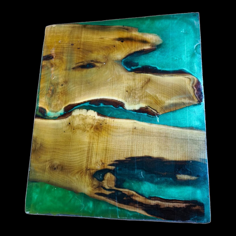 Meubles sur mesure en bois époxy à Liège