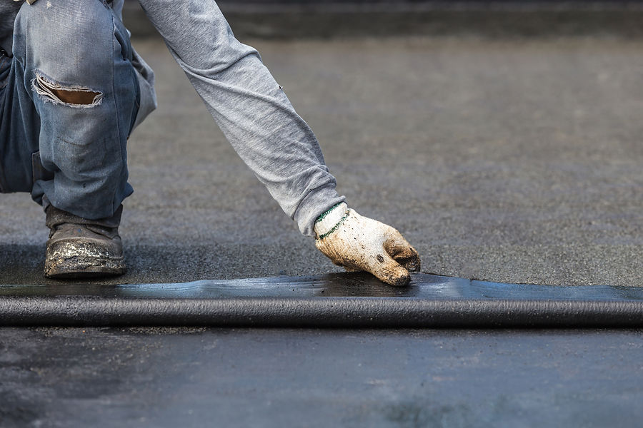 travaux de toiture sur toit plat