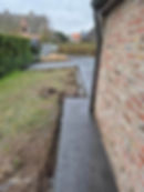 Oprit blauwsteenkleur