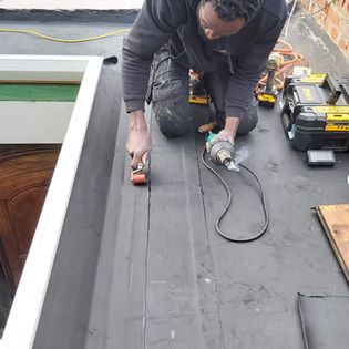 afwerking randen EPDM koepel