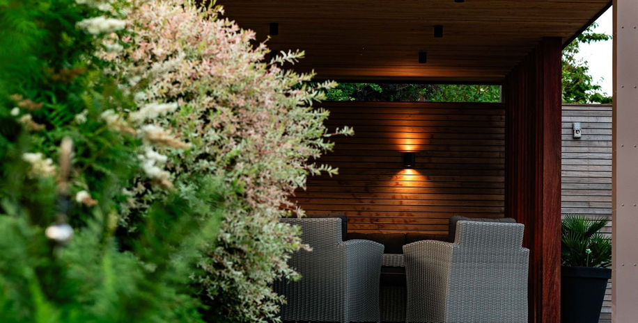 éclairage de jardin