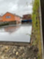 gepolierde beton in blauwsteenkleur
