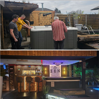 voor en na houtrealisaties