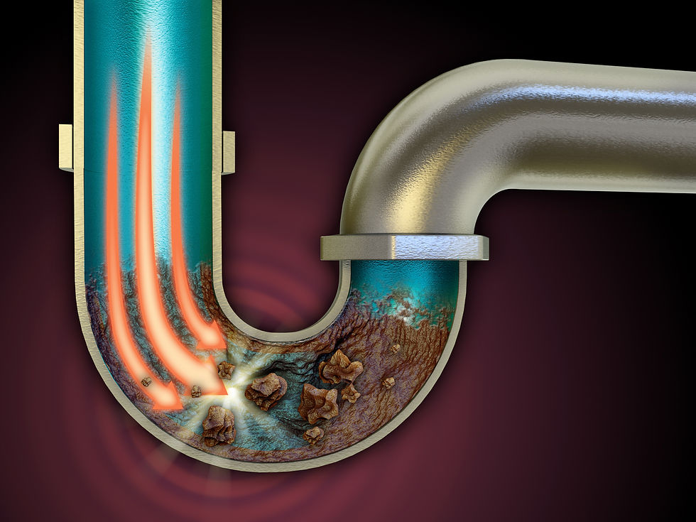 canalisation bouchée