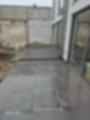 Gepolierde beton blauwsteenkleur
