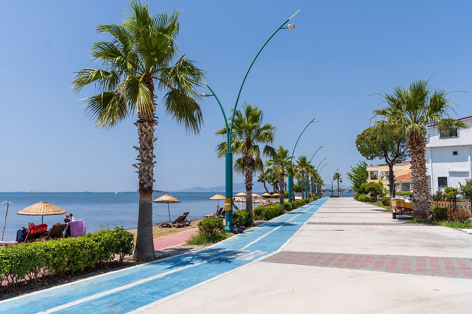 vue sur la mer Stone House, Turquie