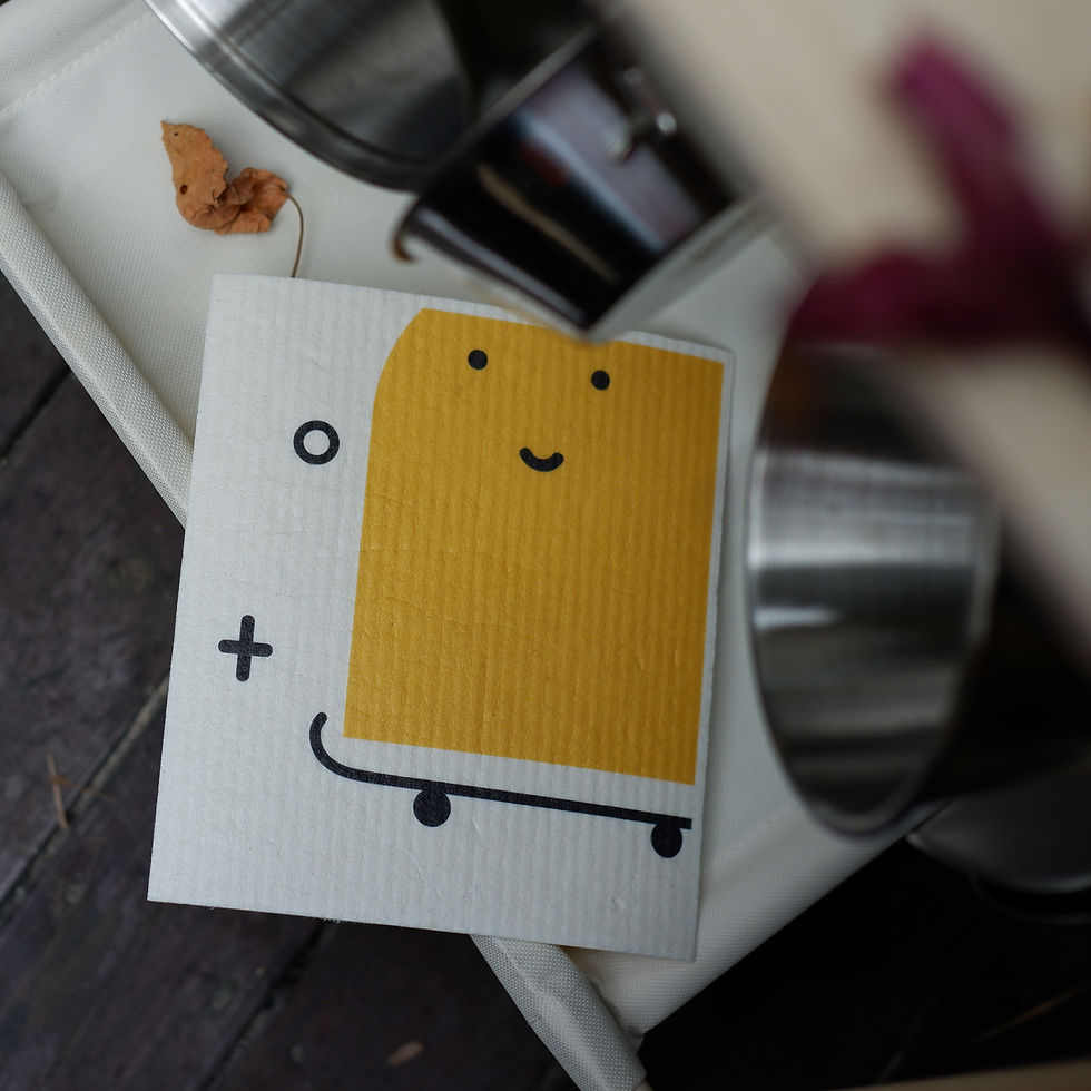 Thumbnail: Cute Shape Kids Cellulose Sponge Cloth (Yellow)