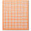 Thumbnail: Minimalist Warmth Orange Cellulose Sponge Cloth (Grid)