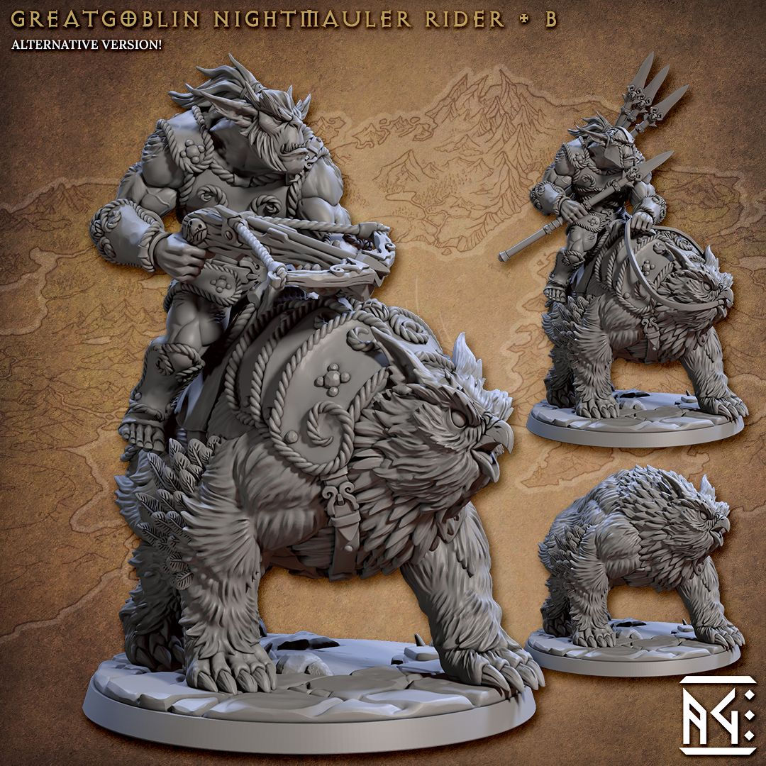 Greatgoblin e Owlbear Rider B - Artisan Guild