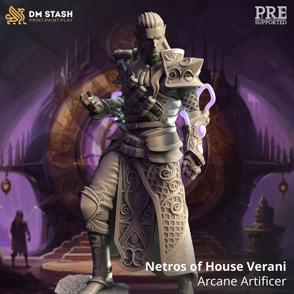 Netros of House Verani Arcane Artificer - DM Stash