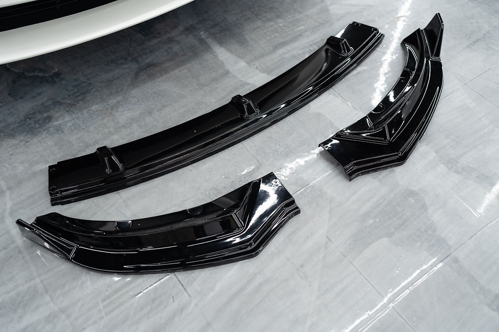 Thumbnail: Tesla model 3 Front lip Gloss Black