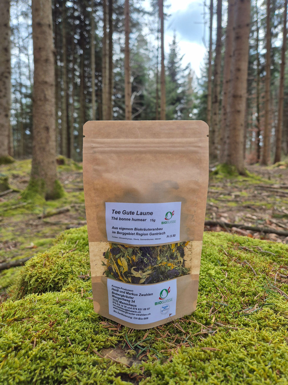 Teemischung_Gute_Laune_Schweizer_Kräuter_Biobergkräuter_Chrütlisenn