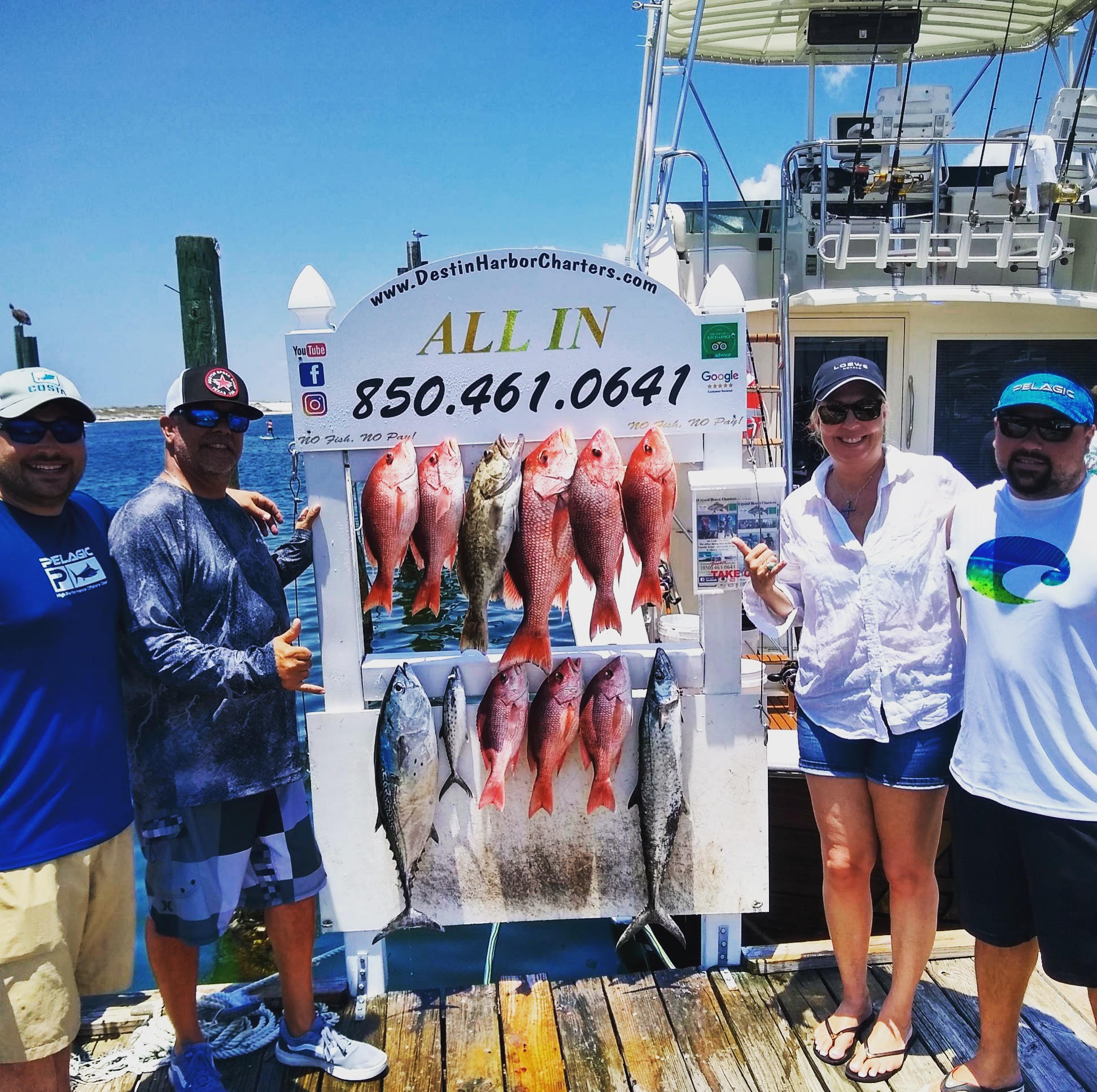 Deep Sea Fishing Charter Destin Crystal Beach Charters
