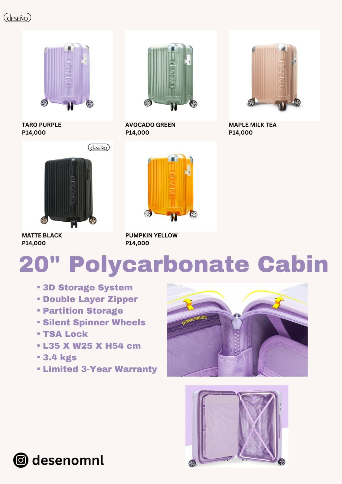 20"Polycarbonate Cabin