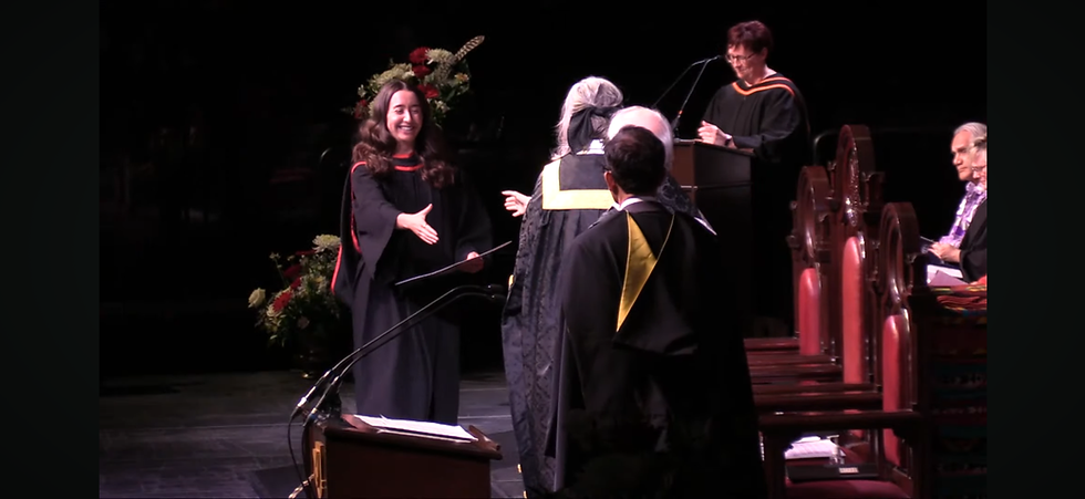 Congrats Carmela on Graduating!